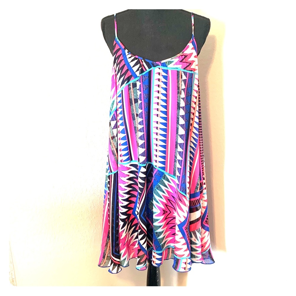 Express chiffon a line dress
